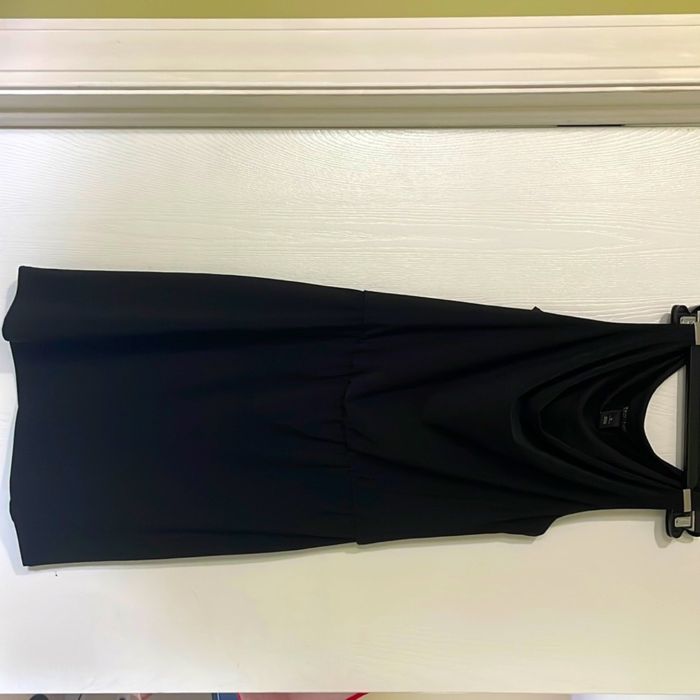 Never worn, flowing, professional black dress